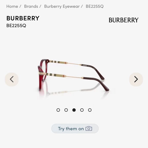 BURBERRY BE2255Q eye glasses frames Havana New, paid $424 - Picture 4 of 8